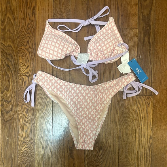 Cupshe Light Purple Bikini Set - Picture 3 of 3